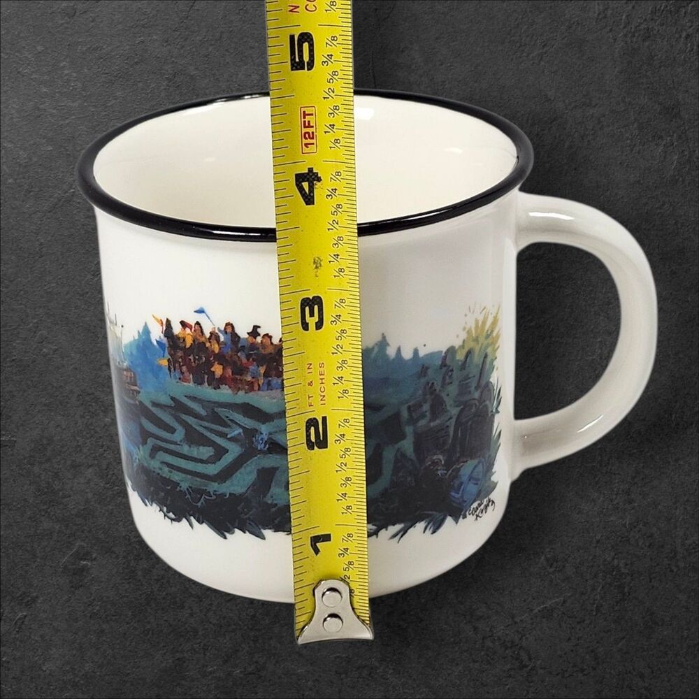 OwlCrate Exclusive Harry Potter Mug Cara Kozik Goblet of Fire Campfire Mug 12oz - Picture 8 of 8